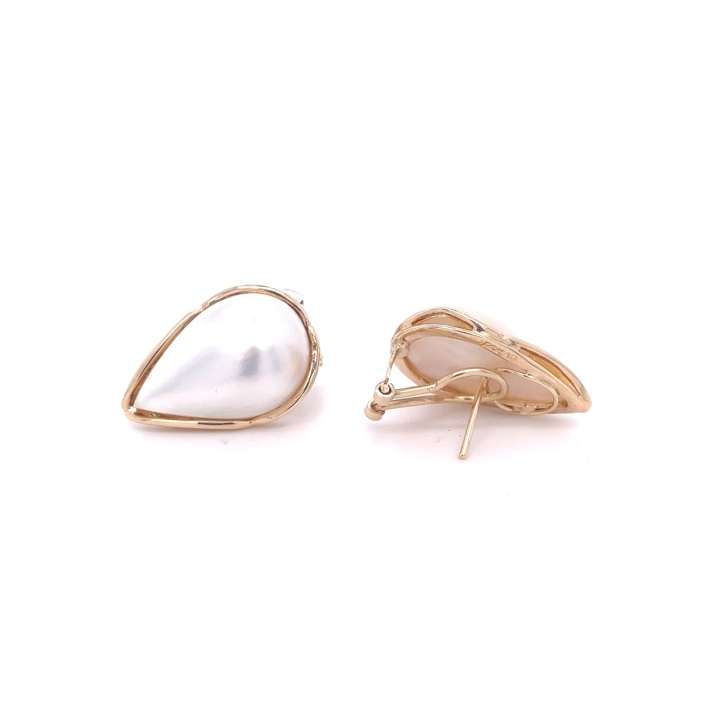 Mabé Pearl Earrings