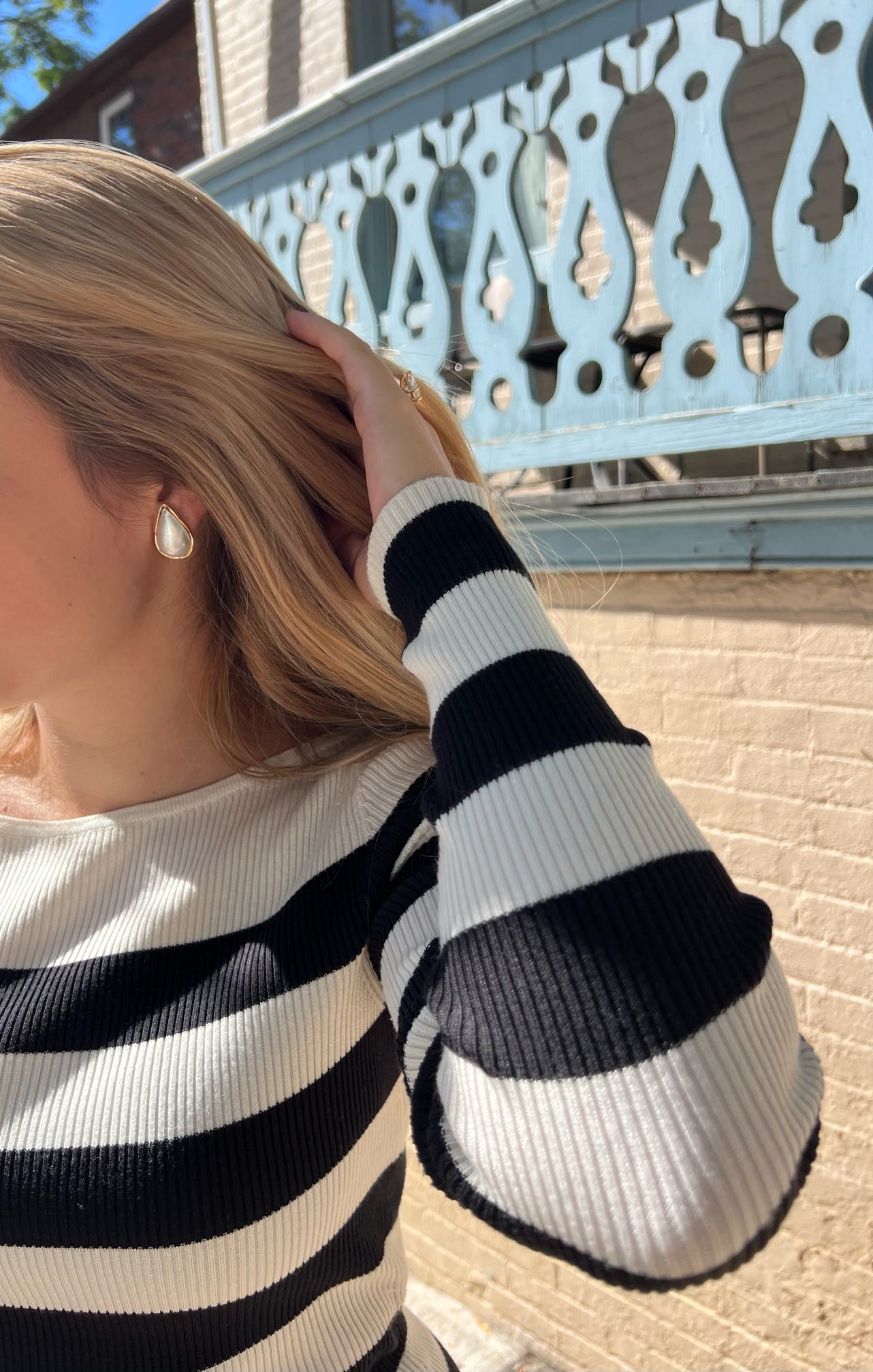 Mabé Pearl Earrings