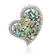 Green Diamond Heart