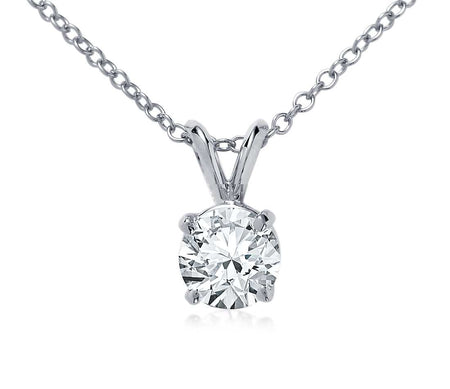 .45ct Round Diamond Solitaire Pendant Necklace